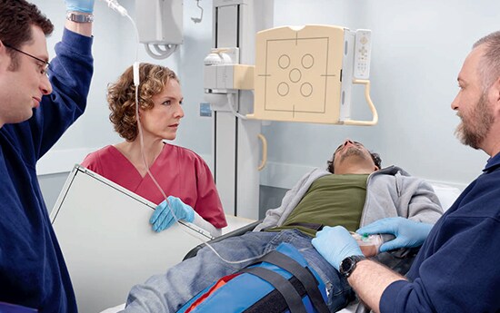 Diagnosing patient with broken leg