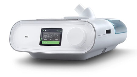 a white device with a screen