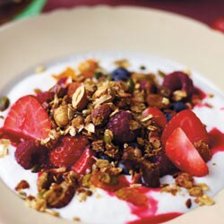 Homemade toasted granola