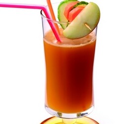 Carrot, apple & cucumber juice