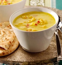 Cold Buttermilk Soup With Curry And Chilli