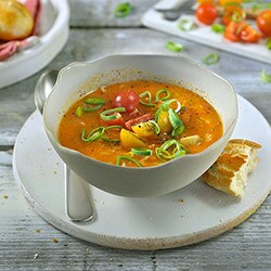 Tomato and vegetable soup