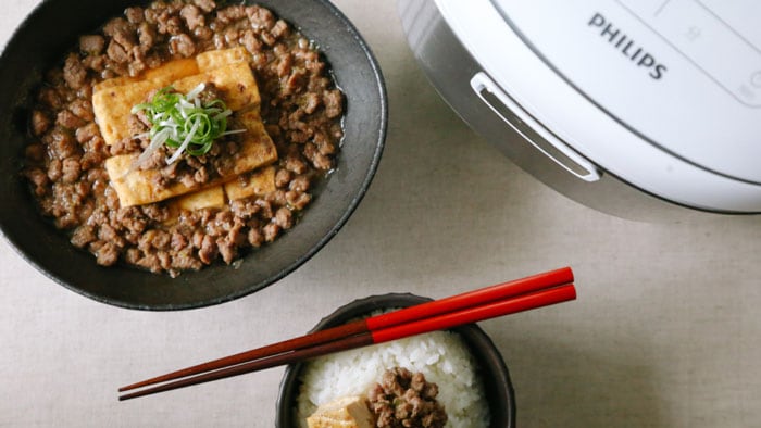 味噌豆腐牛肉燥