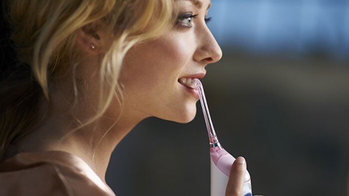 Brushing teeth